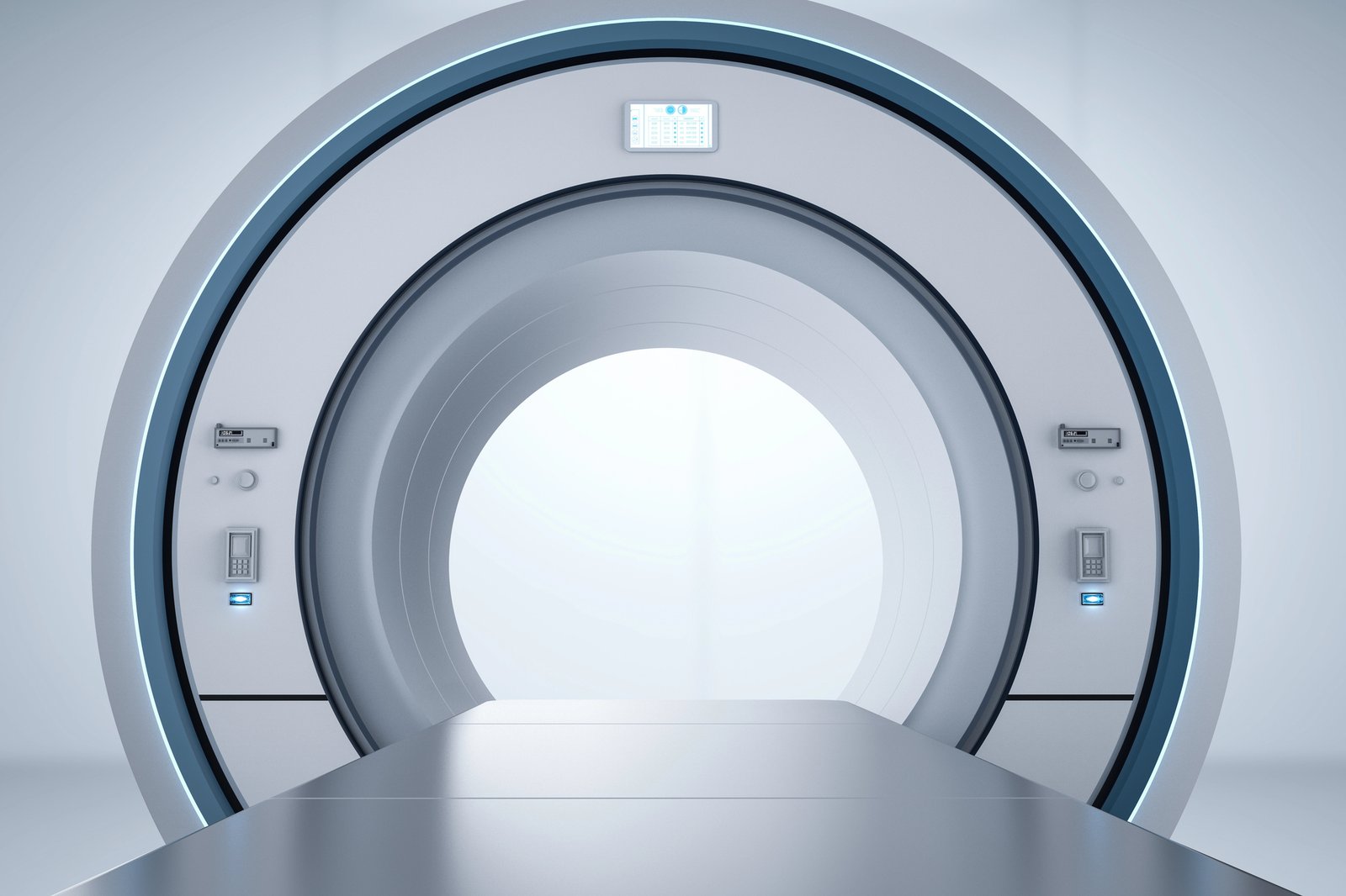 Freigestellter MRT-Scanner als Anwendungsillustration
