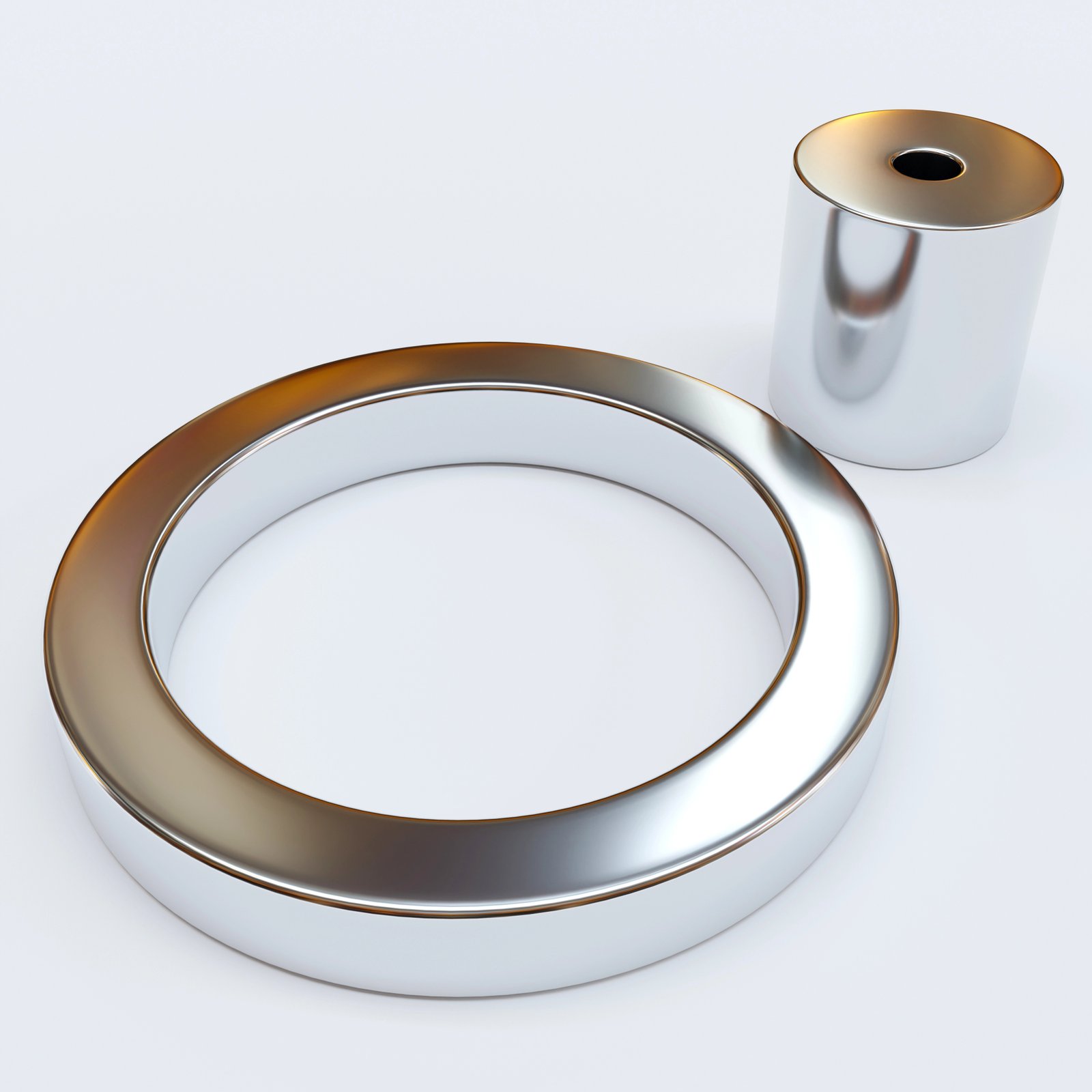 Ringmagnete als Formillustration